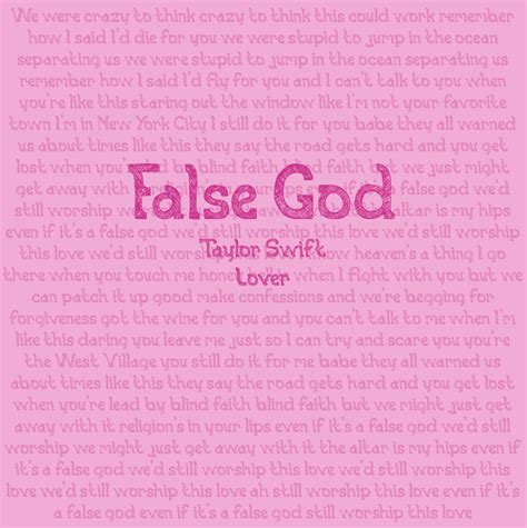 100+ words for 'false god' .